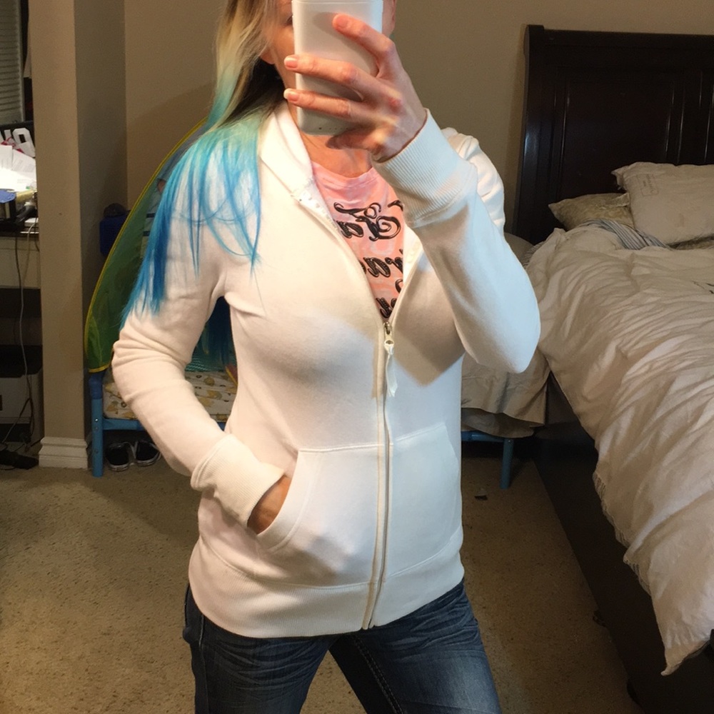NWOT Bride zip up bling Hoodie